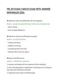 FIN 341 EXAM 2 MOCK EXAM WITH ANSWER&NewLine;RATIONALES 2026