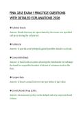 FINA 3315 EXAM 1 PRACTICE QUESTIONS&NewLine;WITH DETAILED EXPLANATIONS 2026&NewLine;