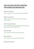 FINA 3315 EXAM 2 PRACTICE QUESTIONS&NewLine;WITH DETAILED EXPLANATIONS 2026&NewLine;
