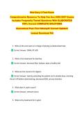 Med Surg 2 Final Exam  &NewLine;Comprehensive Resource To Help You Ace 2026-2027 Exams &NewLine;Includes Frequently Tested Questions With ELABORATED &NewLine;100&percnt; Correct COMPLETE SOLUTIONS &NewLine;Guaranteed Pass First Attempt&excl;&excl; Current Update&excl;&excl; &NewLine;Instant Download PdfMed Surg 2 Fi