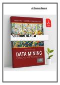 SOLUTIONS MANUAL for Data Mining&semi; Concepts & Techniques 4th Edition by Jiawei Han