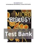 Test Bank for Microbiology&colon; An Introduction&comma; 14th Edition &vert; Tortora&comma; Funke & Case &vert; All Chapters