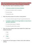 NSG 122 Fundamental Concepts HESI Final Exam &lpar;PREP&rpar; &NewLine;2026 &vert; Herzing University &vert; Latest Update &vert; Graded A&plus;