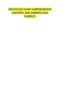 HESI LPN PRACTICE FINAL EXAM BUNDLE&lpar;COMPLETE PACKAGE DEAL&rpar;QUESTIONS AND ANSWERS 100&percnt;  CORRECT