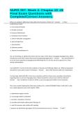 NURS 307&colon; Week 4&colon; Chapter 22 -GI Final Exam Questions with Complete&sol;Correct Answers&period;