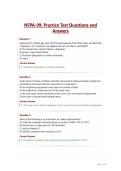 NFPA-99&colon; Practice Test Questions and Answers