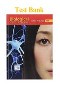 TEST BANK For Biological Psychology 13th Edition&comma; James W&period; Kalat&vert; Verified Chapter's 1 - 14 &vert; Complete&NewLine;