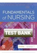 Test Bank for Fundamentals of Nursing 10th Edition Potter Perry Included All Chapters 1-50&NewLine;