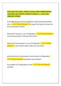 RETA CARO TEST EXAM &vert; NEWEST ACTUAL EXAM COMPREHENSIVE&NewLine;QUESTIONS AND VERIFIED ANSWERS GRADED A&plus; &vert; 100&percnt; PASS &vert;&NewLine;2026&sol;2027 UPDATE&excl;