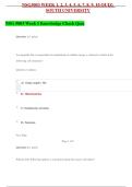 NSG5003 WEEK 1&comma; 2&comma; 3&comma; 4&comma; 5&comma; 6&comma; 7&comma; 8&comma; 9&comma; 10 QUIZ&colon; &NewLine;SOUTH UNIVERSITY &NewLine;NSG 5003 Week 1 Knowledge Check Quiz