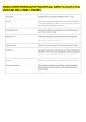 Massachusetts Plumbers Journeyman Exam 2023 Edition ACTUAL UPDATED &NewLine;QUESTIONS AND CORRECT ANSWERS