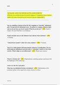NUR 643E ADVANCED HEALTH ASSESSMENT&NewLine;FINAL EXAM QUESTIONS WITH CORRECT VERIFIED SOLUTIONS &vert;&NewLine;100&percnt; GUARANTEED PASS &lpar;LATEST UPDATE 2026&sol;2027&rpar;