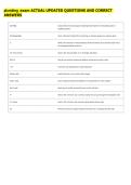 plumbing exam ACTUAL UPDATED QUESTIONS AND CORRECT &NewLine;ANSWERS 