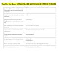 Pipefitter Star Exam ACTUAL UPDATED QUESTIONS AND CORRECT ANSWERS