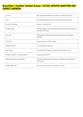 Steamfitter&sol; Pipefitter RedSeal Review 1 ACTUAL UPDATED QUESTIONS AND &NewLine;CORRECT ANSWERS 