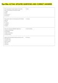 Pipe fitter ACTUAL UPDATED QUESTIONS AND CORRECT ANSWERS