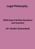 Legal Philosophy Final Exam PDF &vert; Complete Study Guide&comma; Jurisprudence Revision Notes & Practice Questions