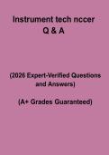 NCCER Instrumentation Technician Exam Questions & Answers PDF &vert; Study Guide&comma; Practice Test & Certification Prep