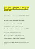 Cesswi Exam Questions and Correct Answers &vert;&NewLine;Latest Update 2026&sol;2027 &vert; Graded A&plus; &vert; 100&percnt;&NewLine;Assured Pass&period;