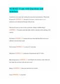 NUR1023 Exam with Questions and Solutions