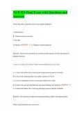 NUR 514 Final Exam with Questions and Answers