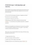 NUR 514 Exam 1 with Questions and Answers