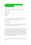 Congenital Heart Disease Exam with Complete Solutions