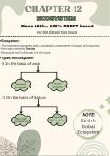 Study Notes Ecosystem &vert; Chapter 12 &vert; CBSE ICSE STATE BOARDS &vert; 2025&sol;26