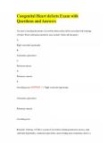 Congenital Heart defects Exam with Questions and Answers