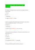 Optician Exam with Questions and Answers