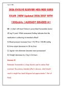 2026 EVOLVE ELSEVIER HESI MED SURG EXAM &ndash; 200 REAL QUESTIONS & VERIFIED ANSWERS &vert; MEDICAL-SURGICAL NURSING TEST BANK&NewLine;&NewLine;