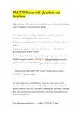 PYC3703 Exam with Questions and Solutions