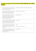 ATI Pharmacology Practice Test B ACTUAL UPDATED QUESTIONS AND CORRECT &NewLine;ANSWERS