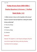 AIRWAY EXAM 2025 &ndash; 200 REAL QUESTIONS & VERIFIED ANSWERS &vert; FISDAP AIRWAY MANAGEMENT TEST BANK&NewLine;&NewLine;