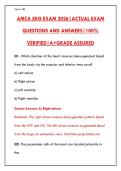 AMCA EKG EXAM 2026 &ndash; 200 REAL QUESTIONS & VERIFIED ANSWERS &vert; EKG TECHNICIAN CERTIFICATION TEST BANK&NewLine;&NewLine;