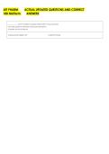 ATI PHARM &NewLine;180 MidTerm &NewLine;ACTUAL UPDATED QUESTIONS AND CORRECT  &NewLine;ANSWERS 