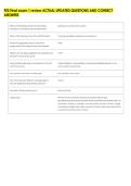 PES Final exam 1 review ACTUAL UPDATED QUESTIONS AND CORRECT &NewLine;ANSWERS 