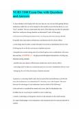NURS 3100 Exam One with Questions and Answers