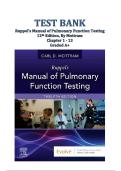 TEST BANK FOR RUPPEL'S MANUAL OF PULMONARY FUNCTION TESTING 12TH EDITION BY MOTTRAM &lpar;Chapters 1-13&rpar; Graded A&plus; Q&A