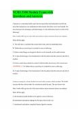 NURS 3100 Module Exam with Questions and Answers