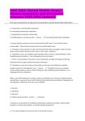 NSG 3450&colon; Mental Health- Exam 1 Review Questions and All Correct Answers 2025-2026 Updated&period;&NewLine;&NewLine;