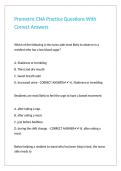 Prometric CNA Practice Questions With Correct Answers&period;