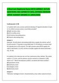 Critical Care Registered Nurse WITH CORRECT ACTUAL &NewLine;QUESTIONS AND CORRECTLY WELL DEFINED ANSWERS &NewLine;LATEST ALREADY GRADED A&plus; &lpar;2025&sol;2026