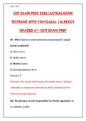 CHT EXAM PREP 2026 &ndash; 200&plus; Q&AS WITH RATIONALES &lpar;CERTIFIED HAND THERAPY PRACTICE TEST&rpar;&NewLine;&NewLine;