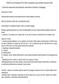 TExES Core Subjects EC-6 &lpar;291&rpar; questions and verified answers 2026 