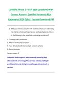Buddle for COMSAE Phase 2 BSA 113i Questions With Correct Answers &lpar;Verified Answers&rpar; Plus Rationales 2026 Q&A &vert; Instant Download Pdf