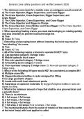 General crane safety questions and verified answers 2026 