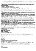 Kettering TMC Exam Questions With All Correct Answers &lpar;Verified Answer