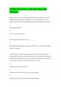 NR302 Final Exam with Questions and Solutions