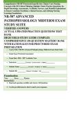 &colon; NR507 Week 4 Midterm Exam Study Suite 2026 &mdash; 150 Mastery Q&As with Rationales &lpar;Graded A&plus;&rpar;